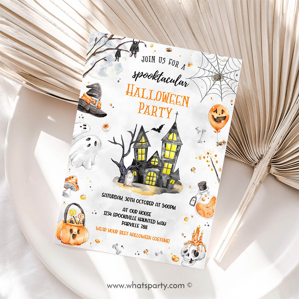 Halloween Invitation, Halloween Invitation, Halloween Party Invitation, Halloween Birthday Invitation, Halloween Horror Invitation